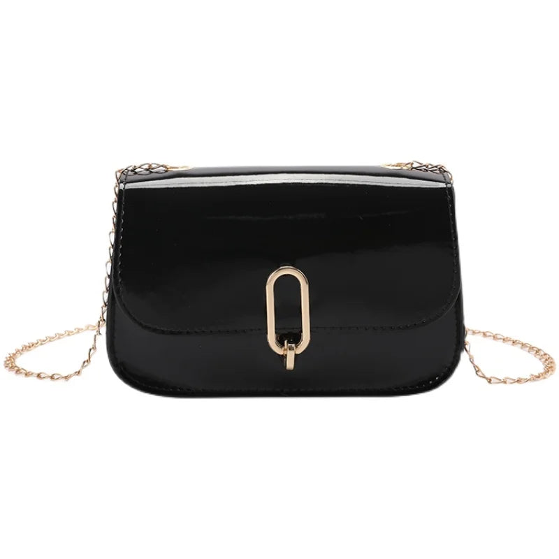 Retro Messenger Bag Lock Shoulder Bag