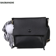 Female Large Capacity Messenger Bag Solid Tote