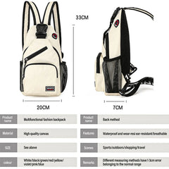 Women's Crossbody Shoulder Bag Chest Pack Travel Sports Waist Pack