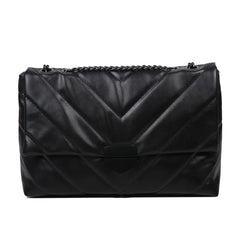 Casual Chain Shoulder Bags For Women Handbags Ladies PU Leather Crossbody