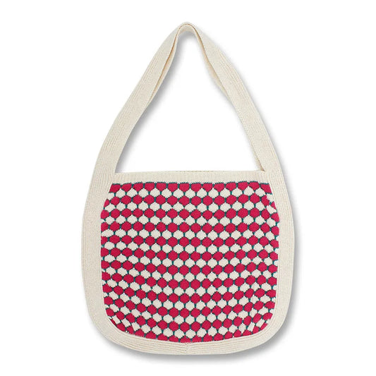 Women's Casual Crochet Soft Slouchy Shoulder Bag