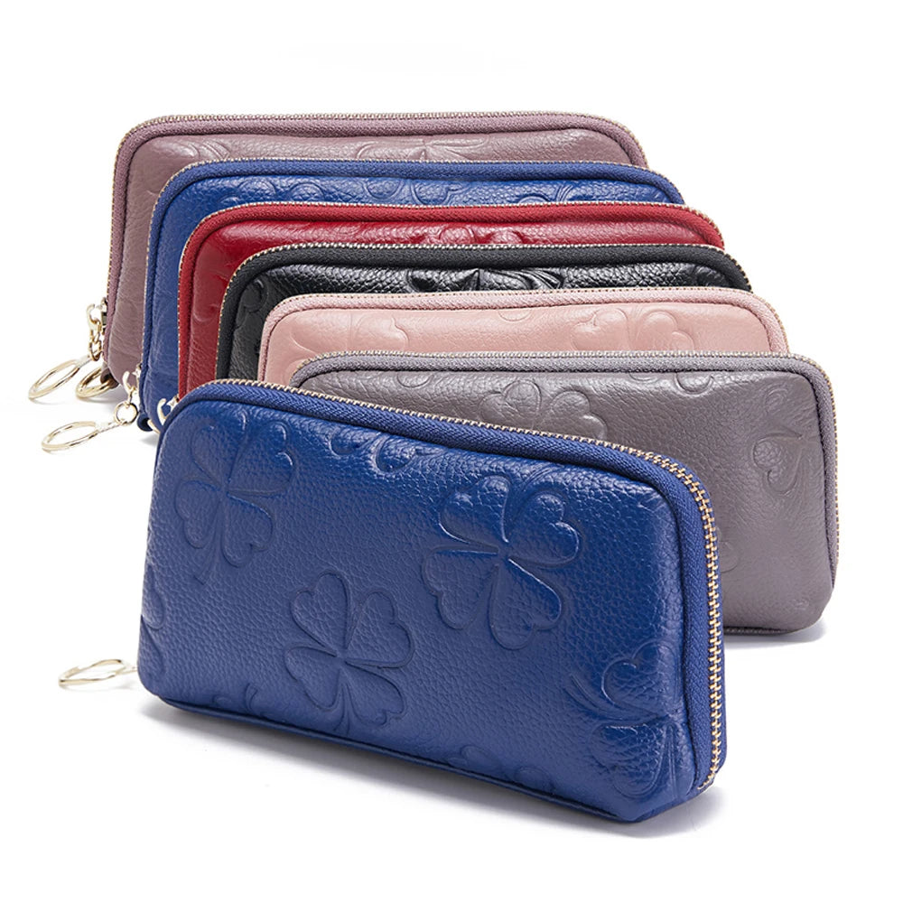 Women Evening Bags Leather Purse Wristlet Wallet