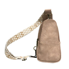 Leopard Print Crossbody Bag Small Solid Chest Bag for Her