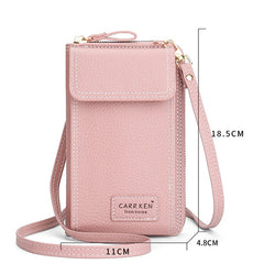Women's Large Capacity Shoulder Bag Waterproof Soft Leather Purse