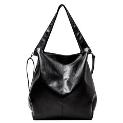 Large Capacity Hobo Handbag Leather Women Shoulder Bag