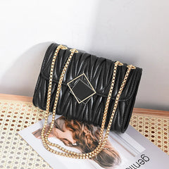Female Ladies Chain Small Bag Single Shoulder Backpack Women Leather Bag