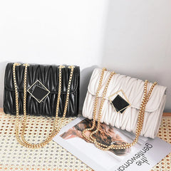 Female Ladies Chain Small Bag Single Shoulder Backpack Women Leather Bag