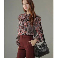 Vintage Leather Shoulder Bag for Women Crossbody Messenger Handbags