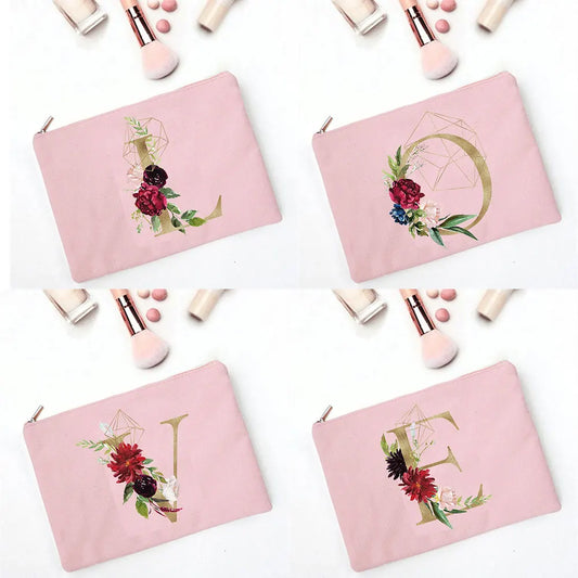 Female Print Clutches Bag Makeup Bag Mark Women's Cosmetic Organizer Cometic Bag
