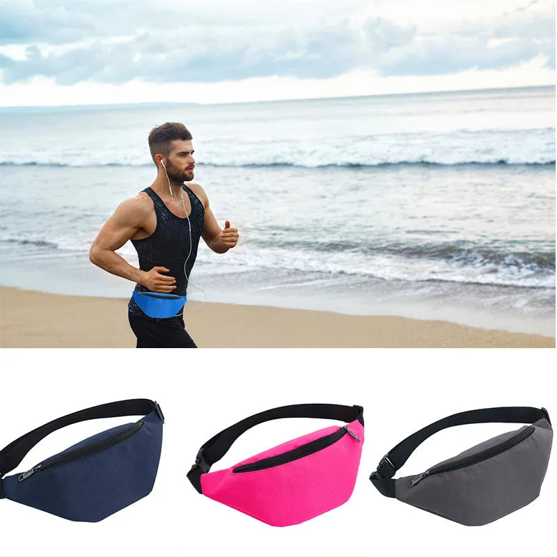 Waist Bag Fanny Pack For Men Women Sport Running Belly Belt Bum Hip Waterproof
