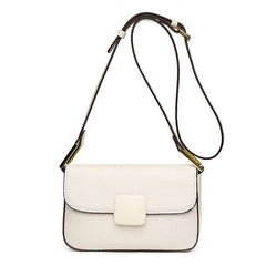 Women's Leather Messenger Bag Small Ladies Handbag Crossbody Shoulder Bag