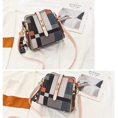 Women Messenger Bag PU Leather Crossbody Shoulder Tote Bag KL724