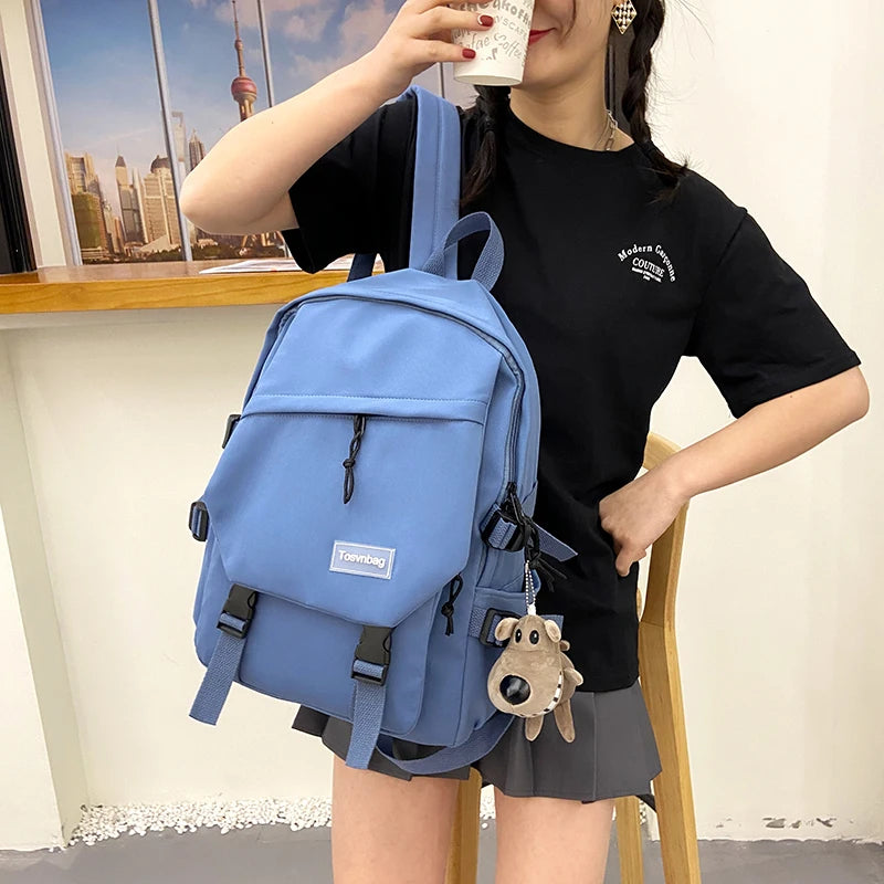 Female Mochila Bagpack Pack Nylon Backpack Women School Backpack