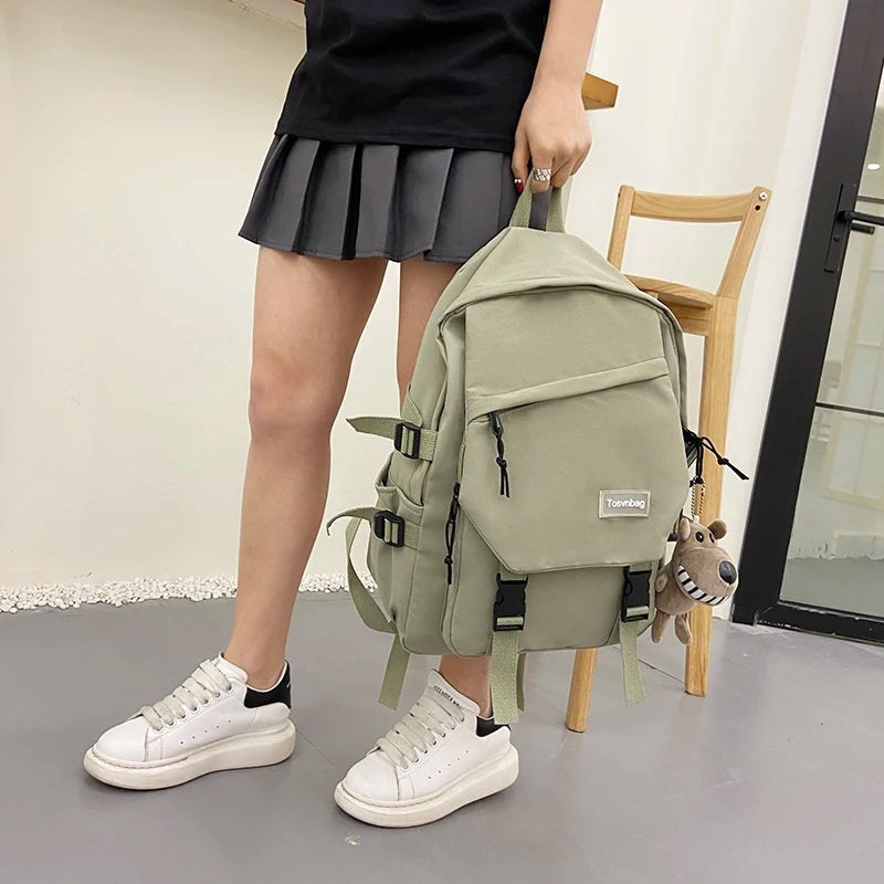 Female Mochila Bagpack Pack Nylon Backpack Women School Backpack