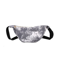 Women's Tie Dye Canvas Hobo Bag Shoulder Messenger Purse