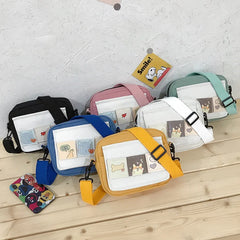 Women's Small Square Nylon Shoulder Bag