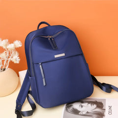 Female Oxford Women Backpack Preppy Style Rucksack