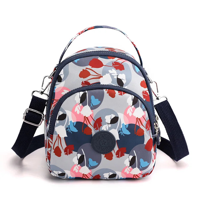 Waterproof Shoulder Messenger Bag for Women Mini Backpack