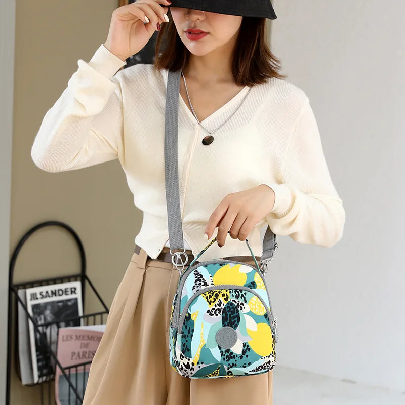 Waterproof Shoulder Messenger Bag for Women Mini Backpack