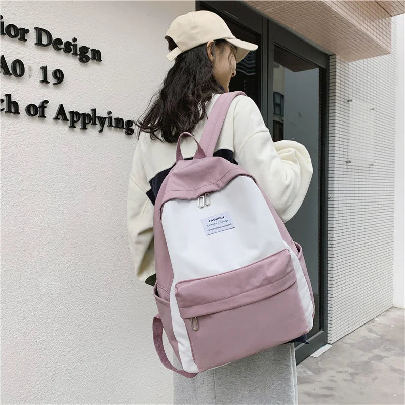 Nylon Travel Backpack Women Mochilas Sac A