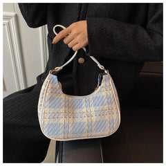 Mini Plaid Shoulder Bag for Women