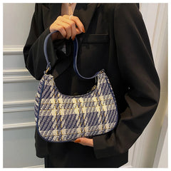 Mini Plaid Shoulder Bag for Women