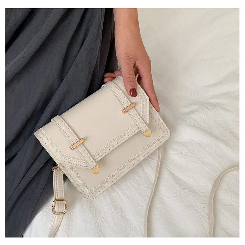 Small Crossbody Bags for Women Lightweight PU Leather Messenger Shoulder Bag
