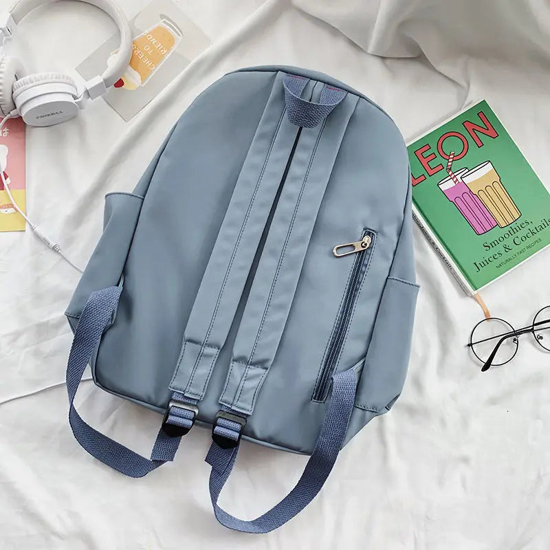 Female Student Harajuku Backpack Large Capacity Nylon School Bag