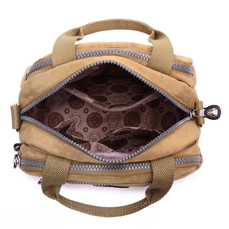 Women's Nylon Tote Shoulder Bag Waterproof Crossbody School Bag