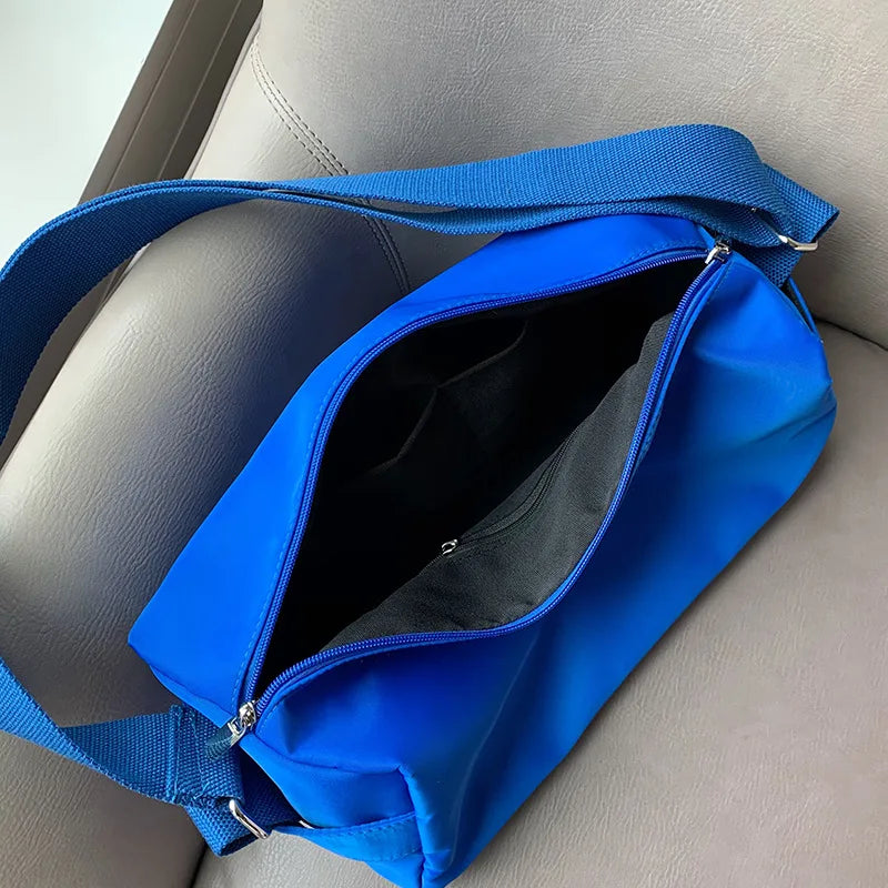 Women's Oxford Cloth Shoulder Bag Casual Large-Capacity Messenger Bag