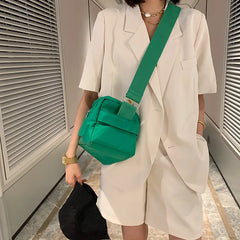 Women's Oxford Cloth Shoulder Bag Casual Large-Capacity Messenger Bag
