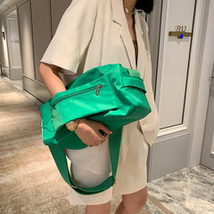 Women's Oxford Cloth Shoulder Bag Casual Large-Capacity Messenger Bag
