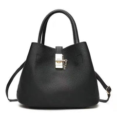 Women's PU Bucket Bag Single-shoulder Diagonal Bag