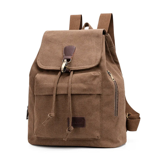 Female Canvas Backpack Girl Student Laptop Bag Mochila WH51