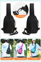 Women's Sports Shoulder Bag Crossbody Mini Messenger Phone Bag