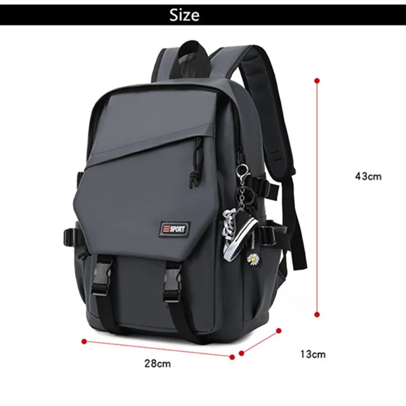 Teenage School Backpack for Boys Large Book Bag Waterproof Lightweight