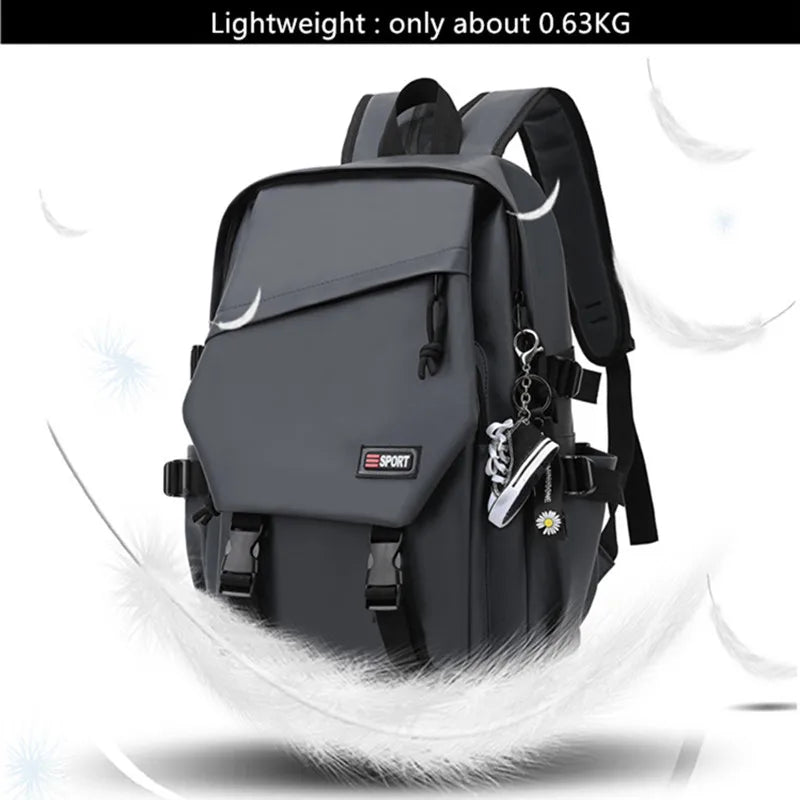 Teenage School Backpack for Boys Large Book Bag Waterproof Lightweight