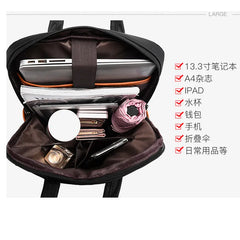Women School Backpack College Student Bookbag Laptop Bag 13.3 Inch Anti Theft