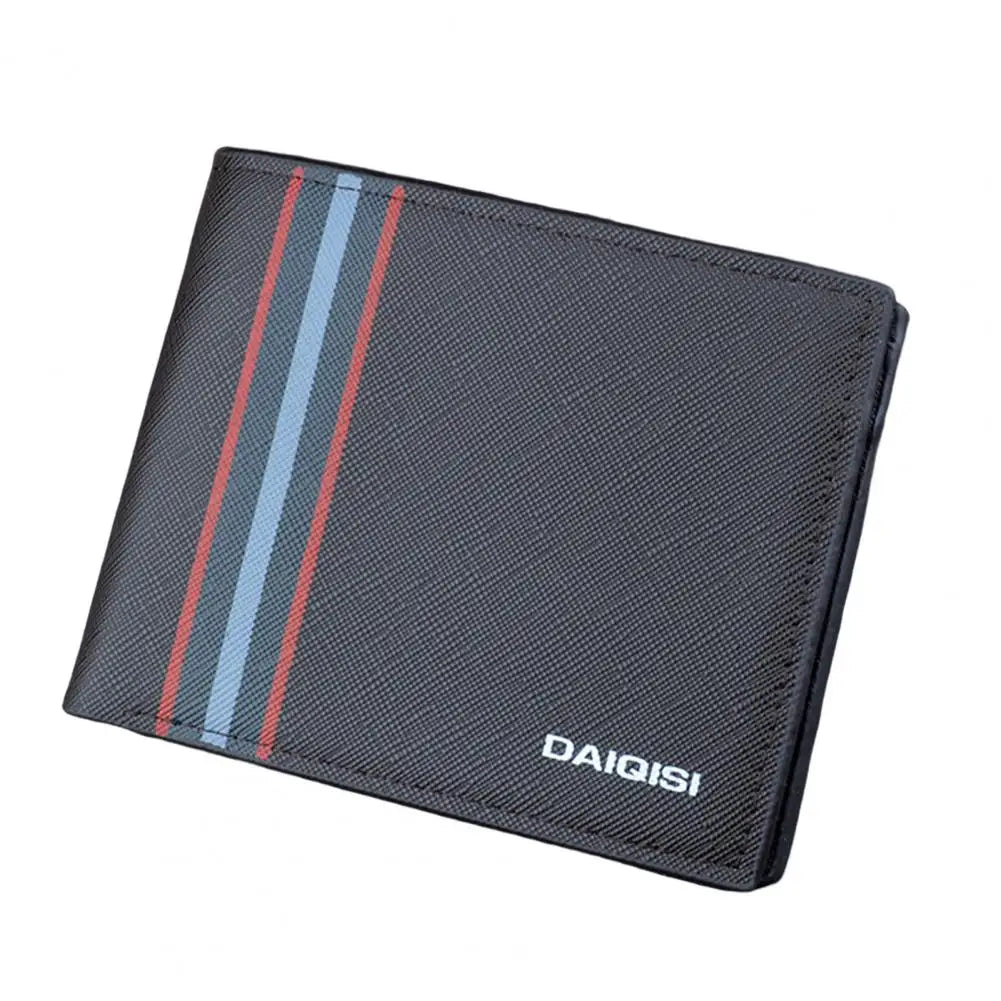 Men's Bi-fold Minimalist Wallet Soft and Abrasion Resistant