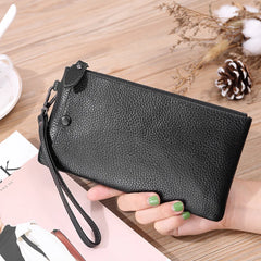 Leather Women Handbag Clutch Cardholder Zipper Cellphone Bag Purse