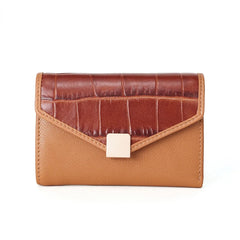 1st Layer Leather Women Wallet Cardholder Folded Purse