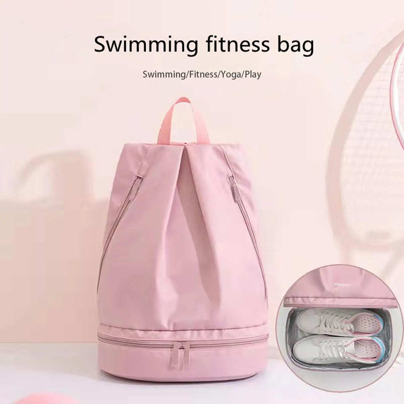 Women's Waterproof Beach Backpack with Wet Dry Separation