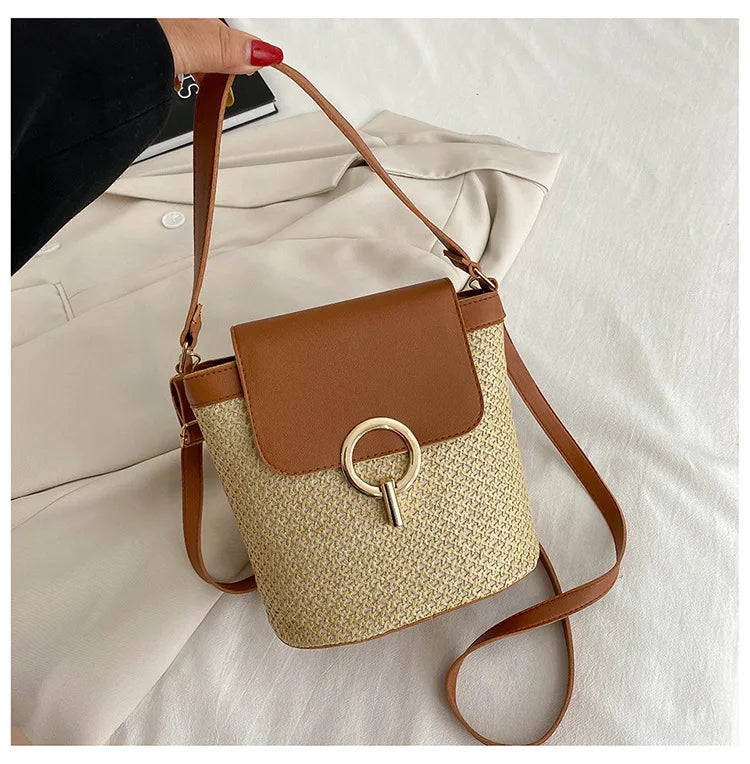 Bohemian Summer Crochet Small Bags for Women Vintage Purse