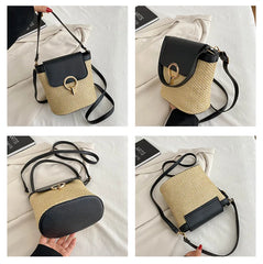 Bohemian Summer Crochet Small Bags for Women Vintage Purse