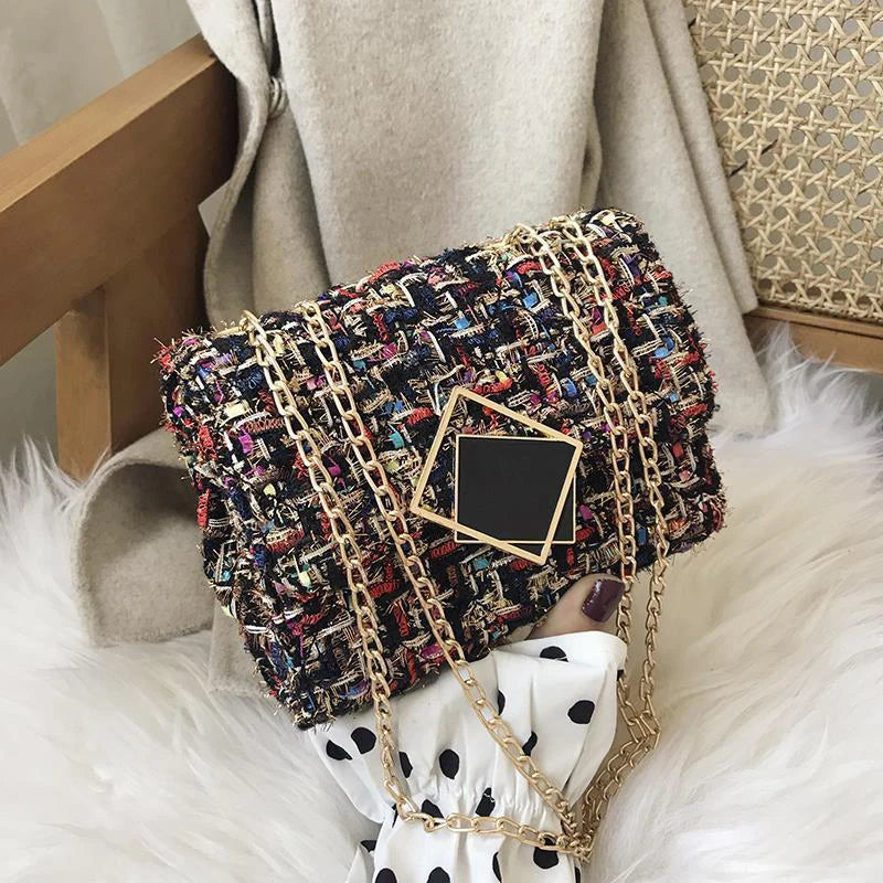 Fitshinling Purse Women's Handbags Mini Bag with Chain