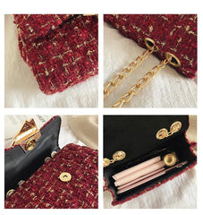 Fitshinling Purse Women's Handbags Mini Bag with Chain
