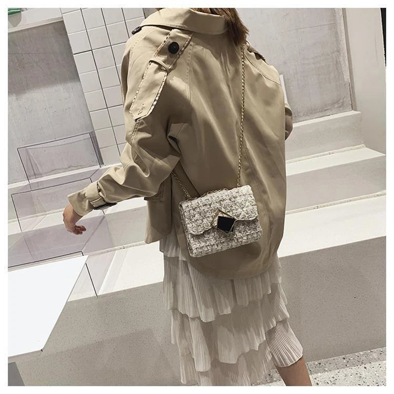 Fitshinling Purse Women's Handbags Mini Bag with Chain