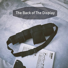 Hip-Hop Waist Bag Bullet Chest Bag Chain Belt Pocket G126
