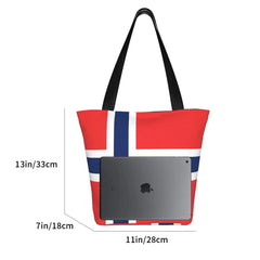 Norway Flag Shoulder Bag Women's Casual Tote Handbag
