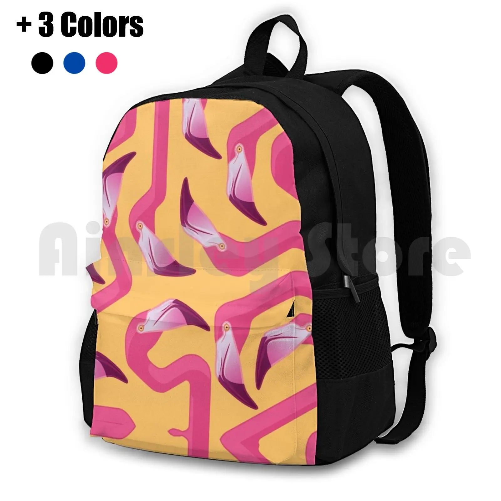 Flamingo Maze Hiking Backpack Waterproof Camping